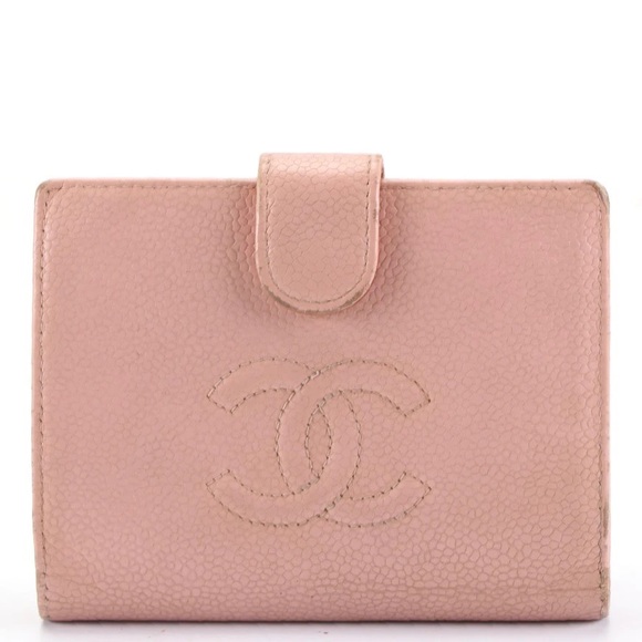 CHANEL Handbags - Chanel Caviar leather wallet pink